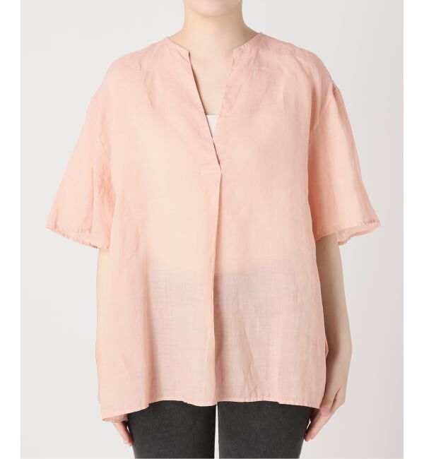 JOURNAL STANDARD relume「《予約》［26SS新作］ガーメントダイラミーVネックプルオーバー」|シャツ・ブラウス|