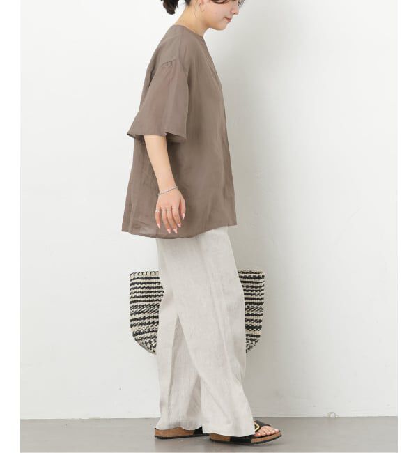 JOURNAL STANDARD relume「《予約》［26SS新作］ガーメントダイラミーVネックプルオーバー」|シャツ・ブラウス|