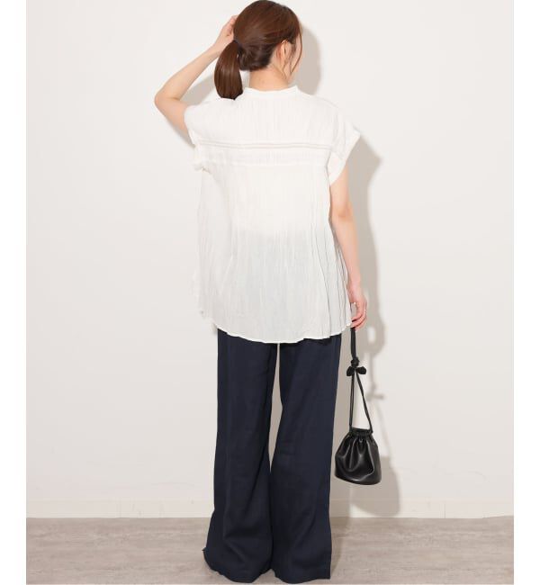 JOURNAL STANDARD relume「《予約》［26SS新作］コットンボイルクリンクルピンタックフレンチ」|シャツ・ブラウス|