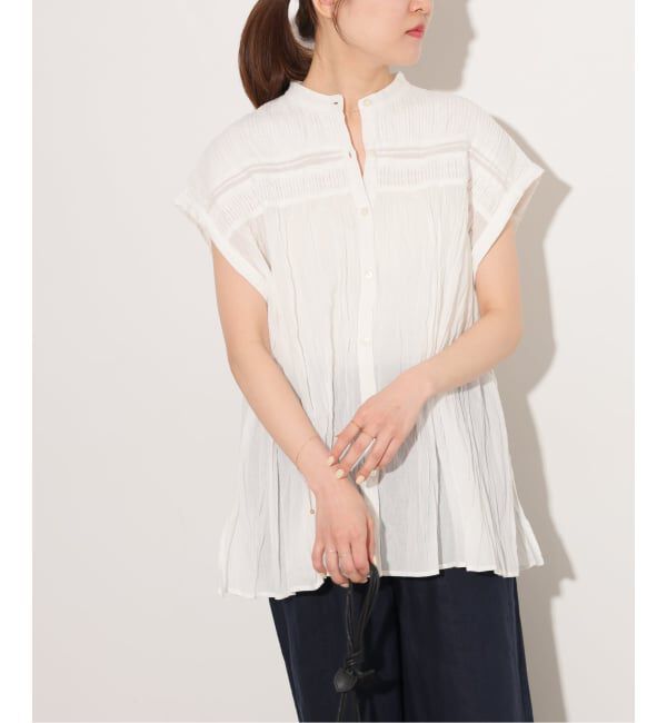 JOURNAL STANDARD relume「《予約》［26SS新作］コットンボイルクリンクルピンタックフレンチ」|シャツ・ブラウス|