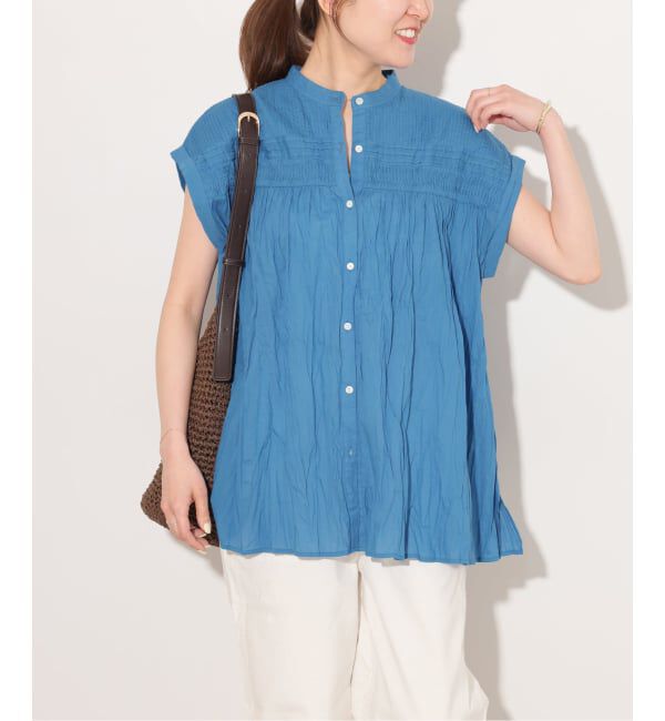 JOURNAL STANDARD relume「《予約》［26SS新作］コットンボイルクリンクルピンタックフレンチ」|シャツ・ブラウス|