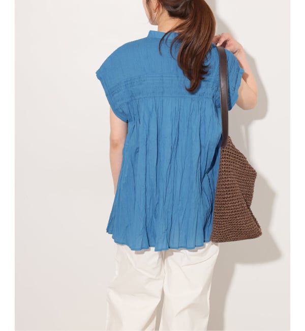 JOURNAL STANDARD relume「《予約》［26SS新作］コットンボイルクリンクルピンタックフレンチ」|シャツ・ブラウス|