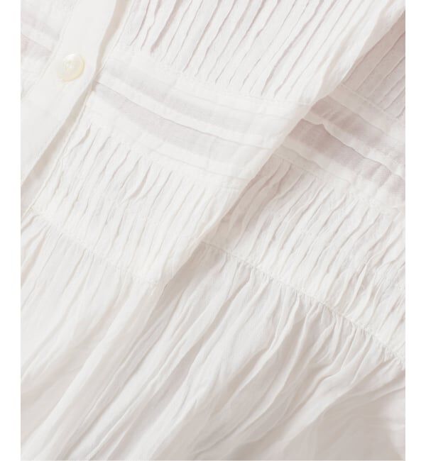 JOURNAL STANDARD relume「《予約》［26SS新作］コットンボイルクリンクルピンタックフレンチ」|シャツ・ブラウス|