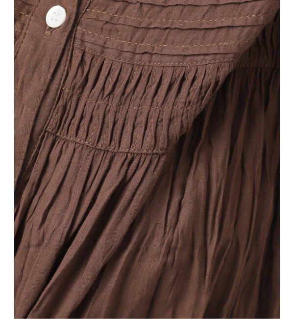 JOURNAL STANDARD relume「《予約》［26SS新作］コットンボイルクリンクルピンタックフレンチ」|シャツ・ブラウス|