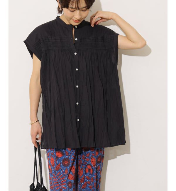 JOURNAL STANDARD relume「《予約》［26SS新作］コットンボイルクリンクルピンタックフレンチ」|シャツ・ブラウス|