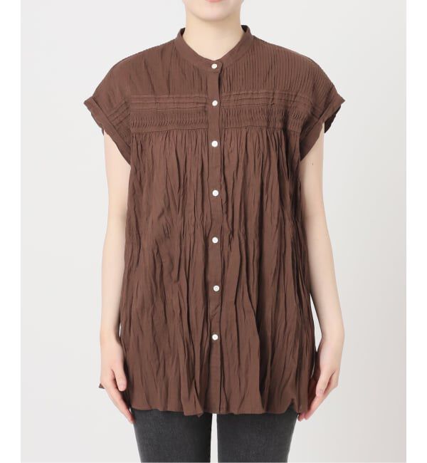 JOURNAL STANDARD relume「《予約》［26SS新作］コットンボイルクリンクルピンタックフレンチ」|シャツ・ブラウス|