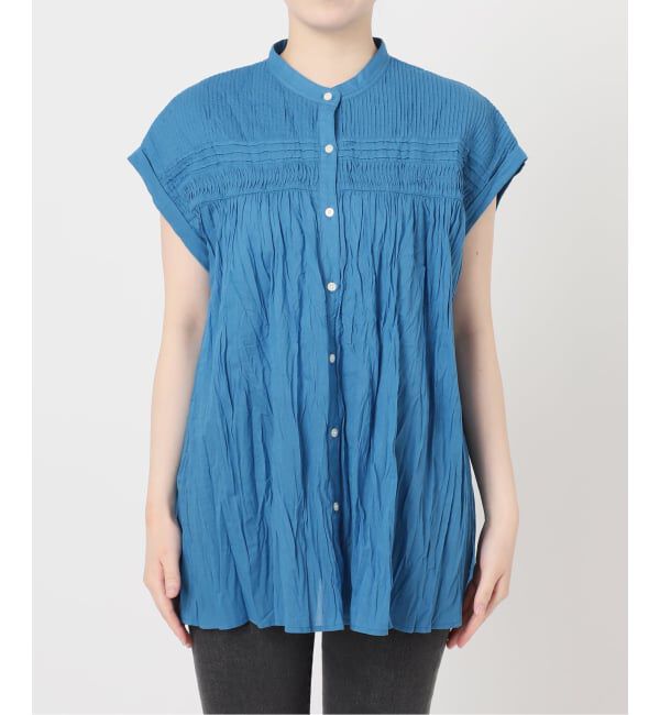 JOURNAL STANDARD relume「《予約》［26SS新作］コットンボイルクリンクルピンタックフレンチ」|シャツ・ブラウス|