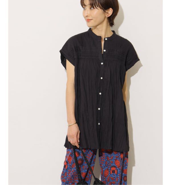 JOURNAL STANDARD relume「《予約》［26SS新作］コットンボイルクリンクルピンタックフレンチ」|シャツ・ブラウス|