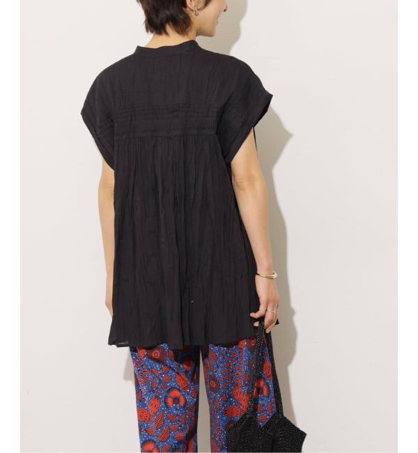 JOURNAL STANDARD relume「《予約》［26SS新作］コットンボイルクリンクルピンタックフレンチ」|シャツ・ブラウス|