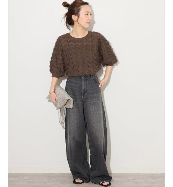 JOURNAL STANDARD relume「《追加予約 / 新色》フリンジハーフスリーブプルオーバー」|ニット・セーター|