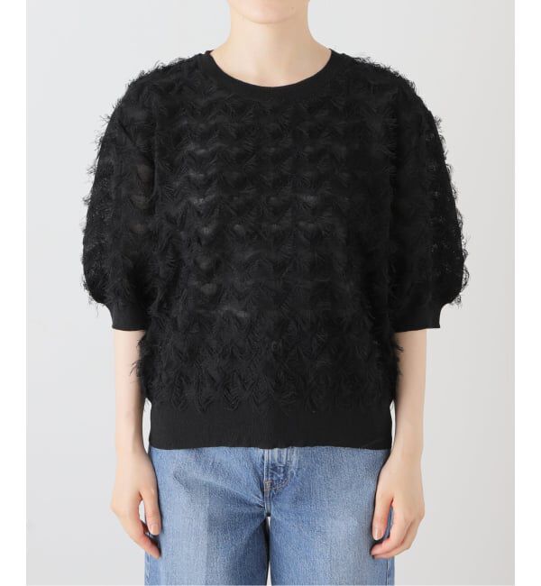 JOURNAL STANDARD relume「《追加予約 / 新色》フリンジハーフスリーブプルオーバー」|ニット・セーター|