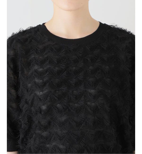 JOURNAL STANDARD relume「《追加予約 / 新色》フリンジハーフスリーブプルオーバー」|ニット・セーター|