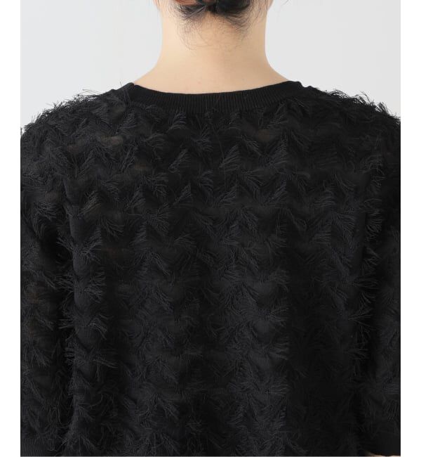 JOURNAL STANDARD relume「《追加予約 / 新色》フリンジハーフスリーブプルオーバー」|ニット・セーター|