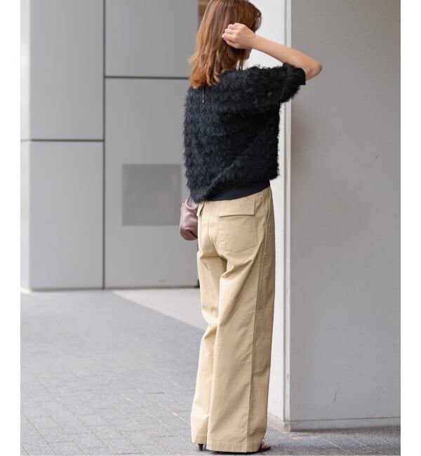 JOURNAL STANDARD relume「《追加予約 / 新色》フリンジハーフスリーブプルオーバー」|ニット・セーター|