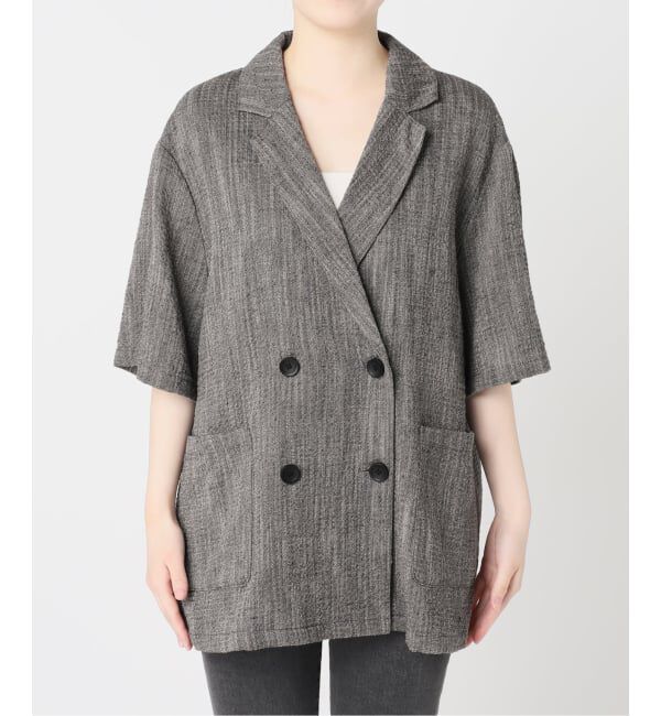 JOURNAL STANDARD relume「《予約》［26SS新作］スラブハーフスリーブジャケット」|テーラードジャケット|