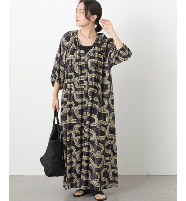 JOURNAL STANDARD relume「《予約》［26SS新作］モダンアフリカンプリントワンピース」|ワンピース|
