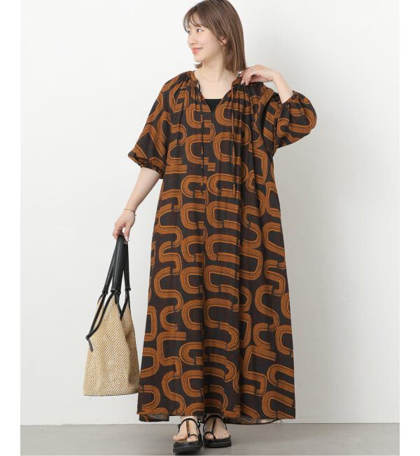 JOURNAL STANDARD relume「《予約》［26SS新作］モダンアフリカンプリントワンピース」|ワンピース|