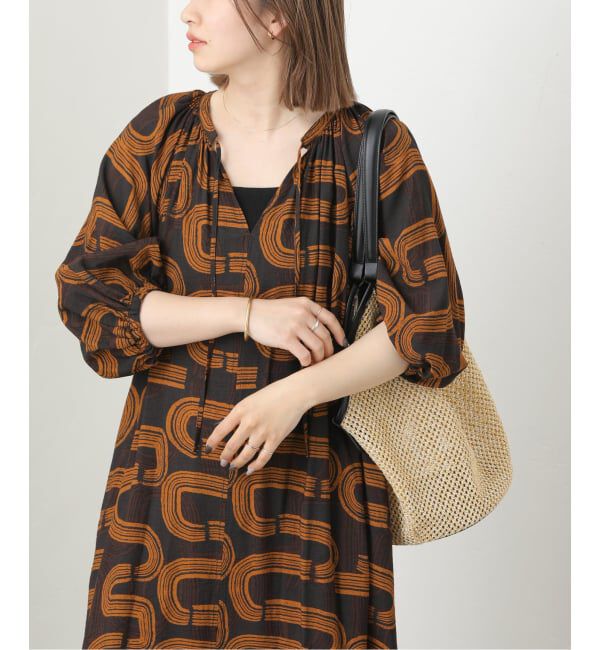 JOURNAL STANDARD relume「《予約》［26SS新作］モダンアフリカンプリントワンピース」|ワンピース|