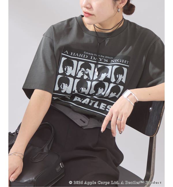 JOURNAL STANDARD「《予約》【osedit】BEATLES JS HS TEE」|Tシャツ・カットソー|ブラック A
