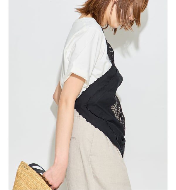 journal standard L'essage「《予約》刺しゅうレースキャミブラウス」|シャツ・ブラウス|