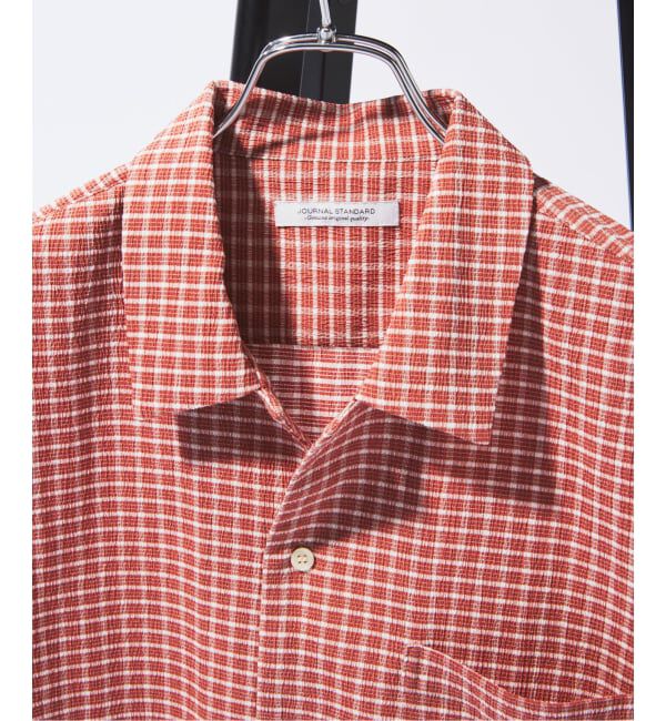 JOURNAL STANDARD「《予約》チェック サッカー 半袖 シャツ」|シャツ・ブラウス|