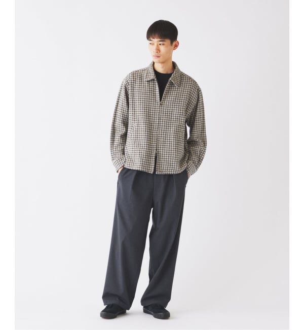 JOURNAL STANDARD relume「《予約》バスケット チェック ジップ シャツブルゾン」|シャツ・ブラウス|