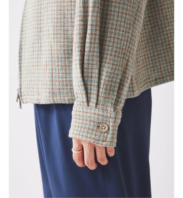 JOURNAL STANDARD relume「《予約》バスケット チェック ジップ シャツブルゾン」|シャツ・ブラウス|