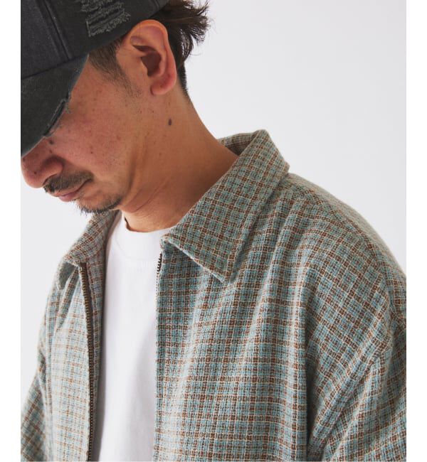 JOURNAL STANDARD relume「《予約》バスケット チェック ジップ シャツブルゾン」|シャツ・ブラウス|