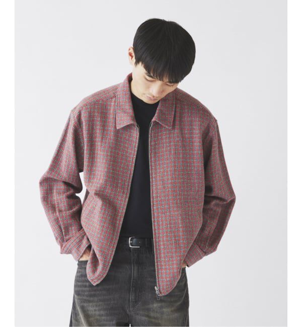 JOURNAL STANDARD relume「《予約》バスケット チェック ジップ シャツブルゾン」|シャツ・ブラウス|