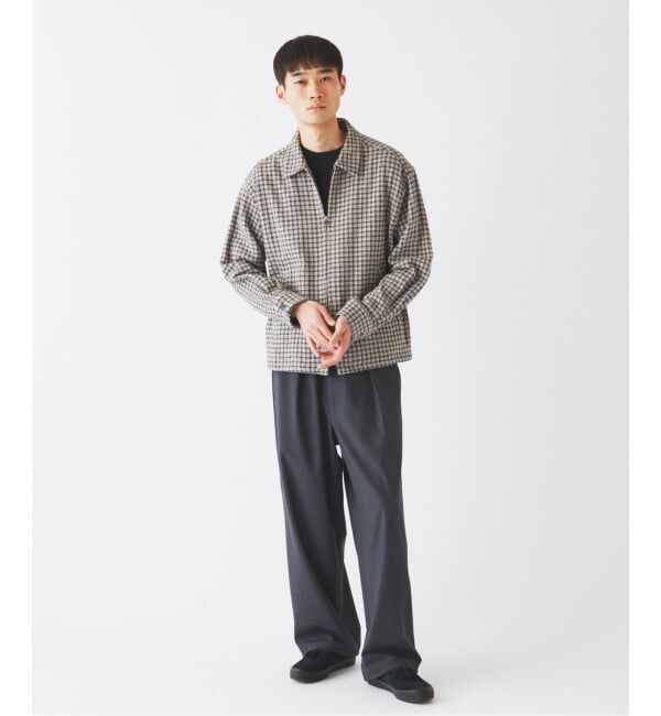 JOURNAL STANDARD relume「《予約》バスケット チェック ジップ シャツブルゾン」|シャツ・ブラウス|