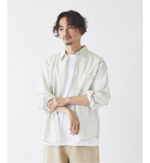 JOURNAL STANDARD relume「《予約》カラーステッチ タイプライター シャツ」|シャツ・ブラウス|