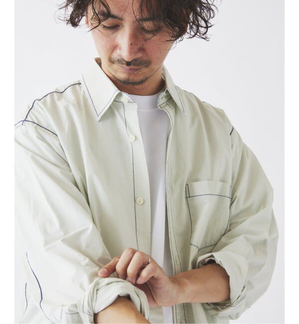 JOURNAL STANDARD relume「《予約》カラーステッチ タイプライター シャツ」|シャツ・ブラウス|