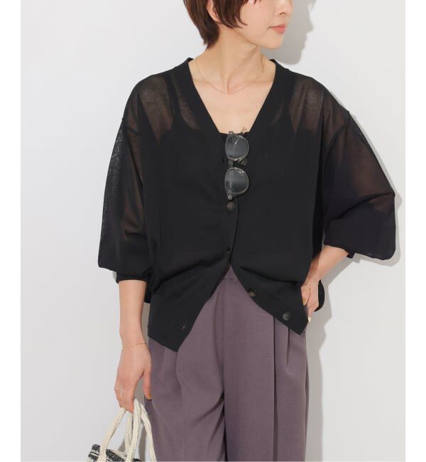 JOURNAL STANDARD relume「《追加予約 / 新色》サマーニットVネックカーディガン」|カーディガン|