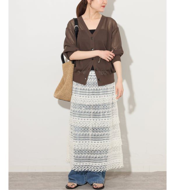 JOURNAL STANDARD relume「《追加予約 / 新色》サマーニットVネックカーディガン」|カーディガン|