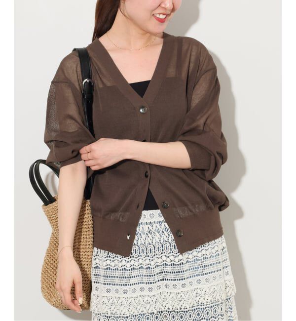 JOURNAL STANDARD relume「《追加予約 / 新色》サマーニットVネックカーディガン」|カーディガン|