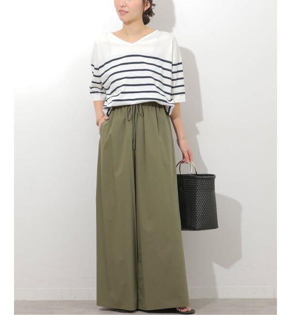 JOURNAL STANDARD relume「《追加予約》【MULTI FUNC+】UVカット / 撥水 / ギャザーワイドパンツ」|その他|