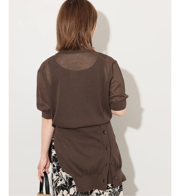 JOURNAL STANDARD relume「《予約》シアーニットポロシャツ」|ニット・セーター|