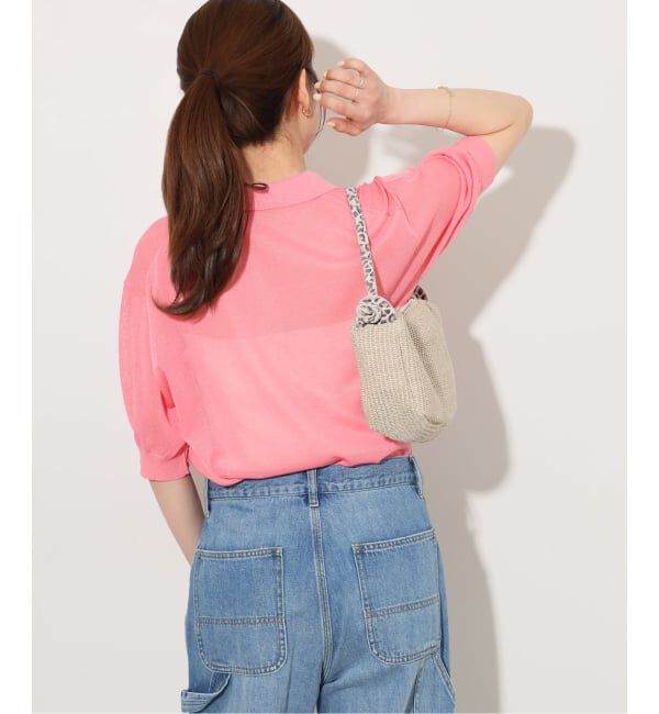 JOURNAL STANDARD relume「《予約》シアーニットポロシャツ」|ニット・セーター|
