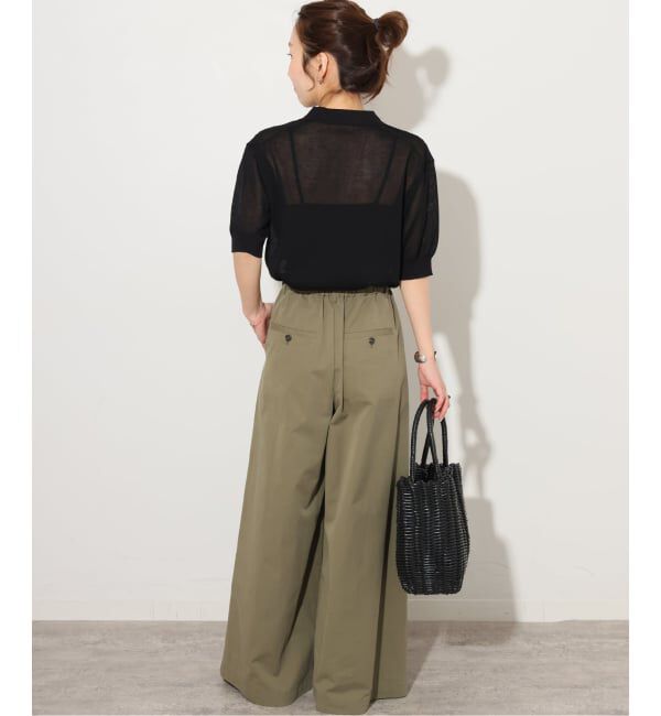 JOURNAL STANDARD relume「《予約》シアーニットポロシャツ」|ニット・セーター|