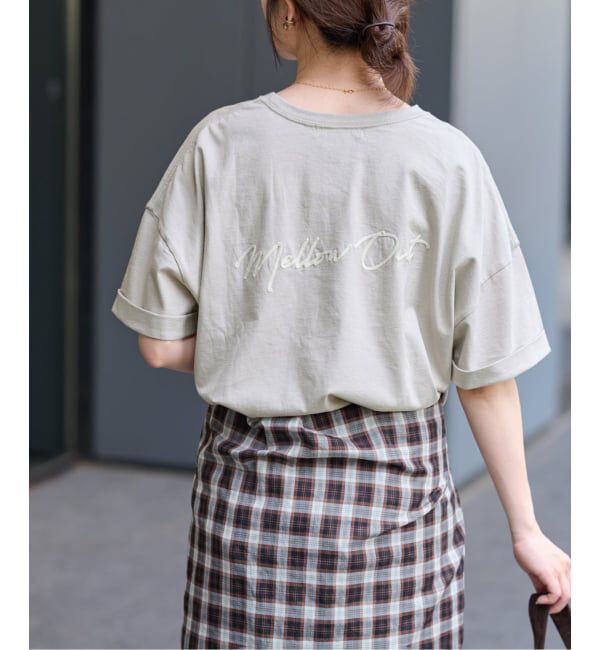 JOURNAL STANDARD relume「《追加予約》刺繍ロゴハーフスリーブT」|Tシャツ・カットソー|グレーA