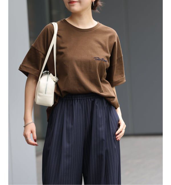 JOURNAL STANDARD relume「《追加予約》刺繍ロゴハーフスリーブT」|Tシャツ・カットソー|