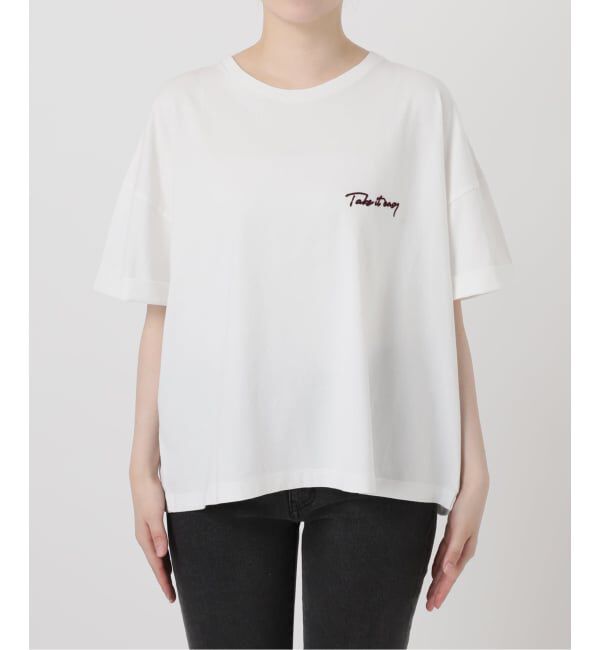 JOURNAL STANDARD relume「《追加予約》刺繍ロゴハーフスリーブT」|Tシャツ・カットソー|