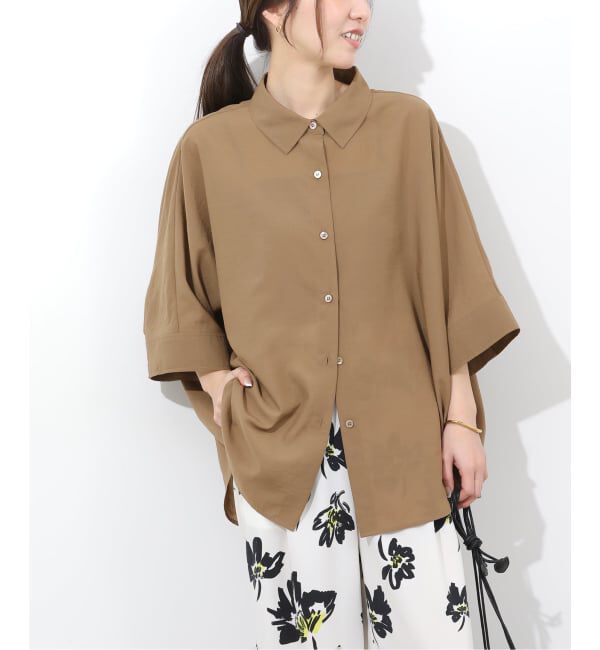 JOURNAL STANDARD relume「《予約》ハーフスリーブポンチョシャツ」|シャツ・ブラウス|