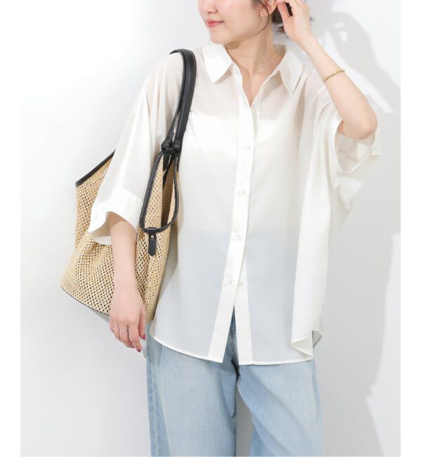 JOURNAL STANDARD relume「《予約》ハーフスリーブポンチョシャツ」|シャツ・ブラウス|