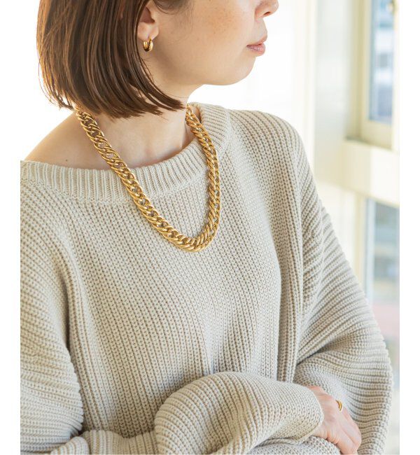 NOBLE「GABRIELA ARTIGAS/ガブリエル アルティガス PALMILLA CHAIN NECKLACE」|ネックレス|ゴールド
