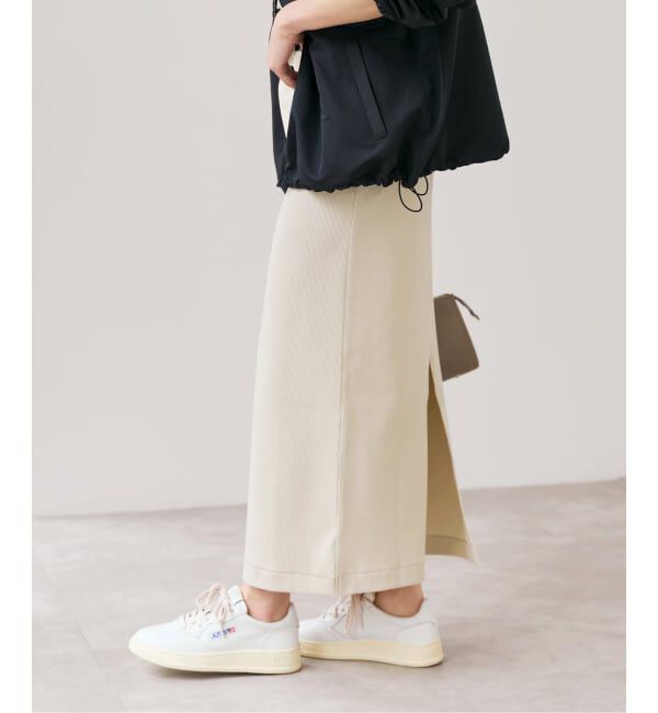 Spick and Span「CO/PEリブタイトスカート」|スカート|