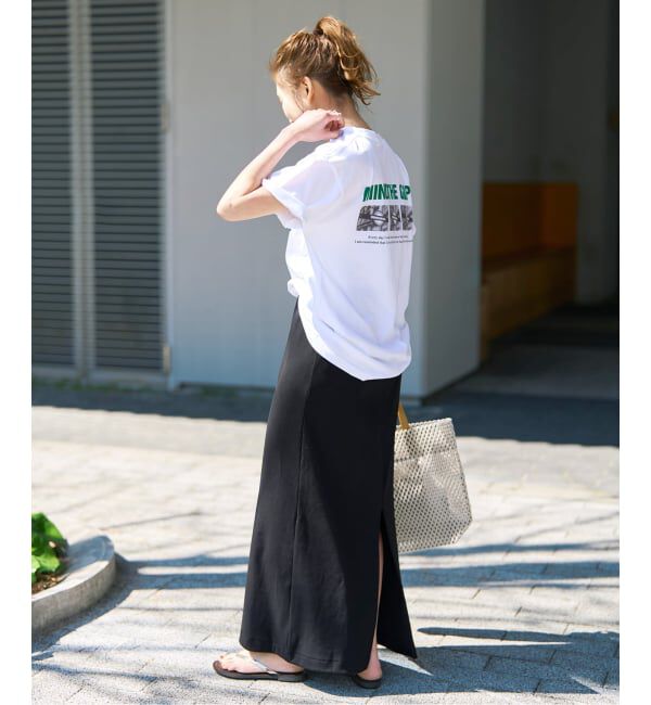 Spick and Span「CO/PEリブタイトスカート」|スカート|