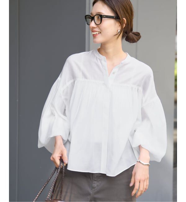 FRAMeWORK「ギャザーブラウス」|シャツ・ブラウス|