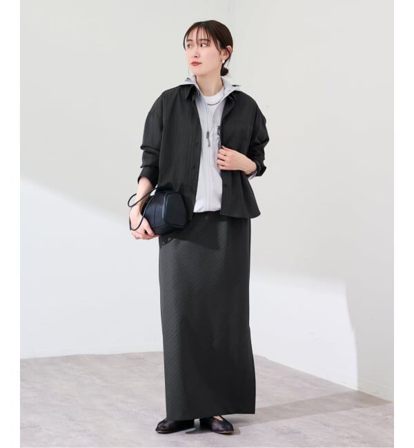 FRAMeWORK「TWストライプショートシャツ」|シャツ・ブラウス|