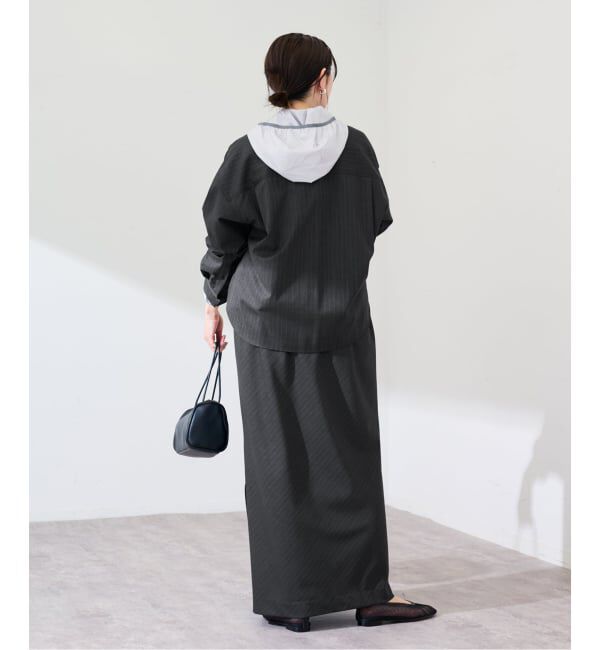 FRAMeWORK「TWストライプショートシャツ」|シャツ・ブラウス|